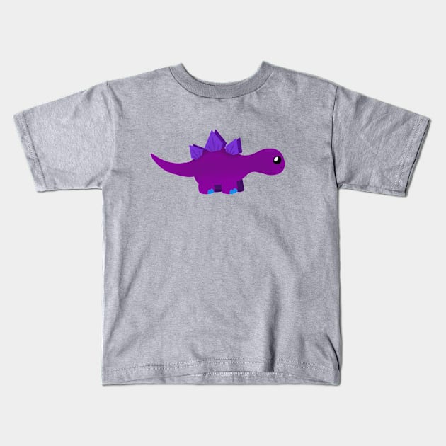 Little Stegasaurus Kids T-Shirt by Studio Lockhart